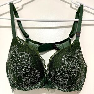 Victoria’s Secret 34B Dream Angels Push Up Bra Ivy Green
